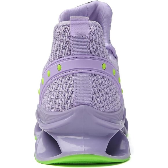Women's Sport Walking Running Tennis Casual Athletic Sneakers Shoes Light Purple - Picture 6 of 7